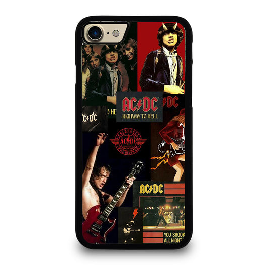 ACDC ROCK BAND COLLAGE iPhone 7 / 8 Case Cover