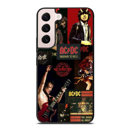 ACDC ROCK BAND COLLAGE Samsung Galaxy S22 Plus Case Cover