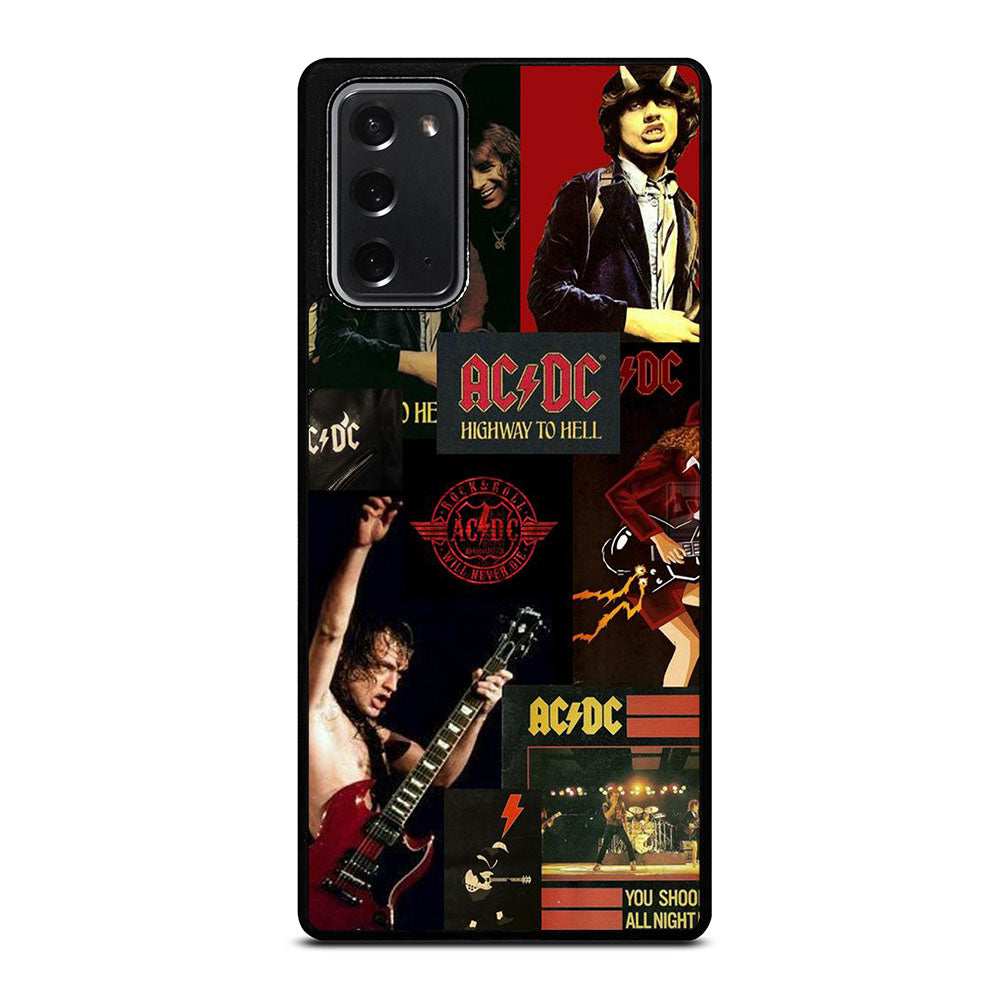 ACDC ROCK BAND COLLAGE Samsung Galaxy Note 20 Case Cover