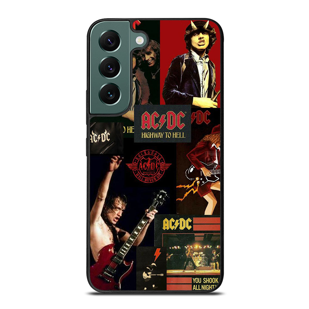 ACDC ROCK BAND COLLAGE Samsung Galaxy S22 Case Cover