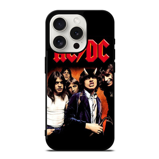 ACDC ROCK BAND 3 iPhone 15 Pro Case Cover