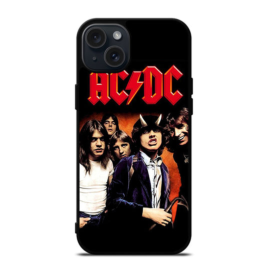 ACDC ROCK BAND 3 iPhone 15 Plus Case Cover