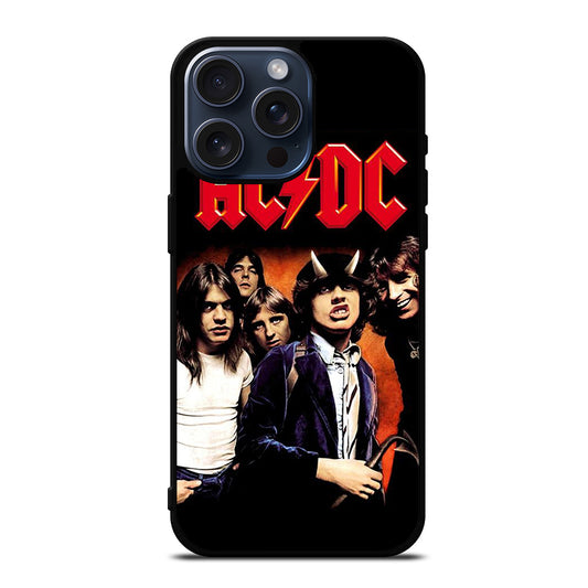 ACDC ROCK BAND 3 iPhone 15 Pro Max Case Cover