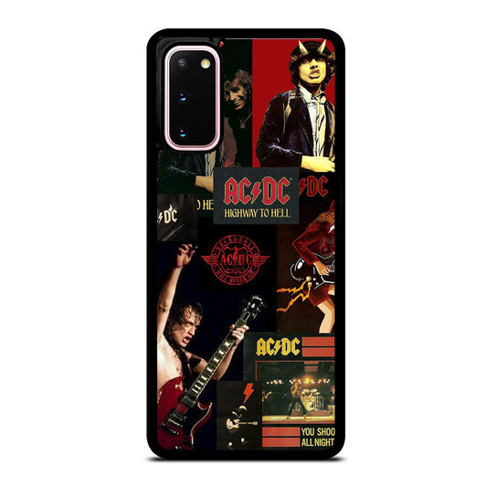 ACDC ROCK BAND COLLAGE Samsung Galaxy S20 Case Cover