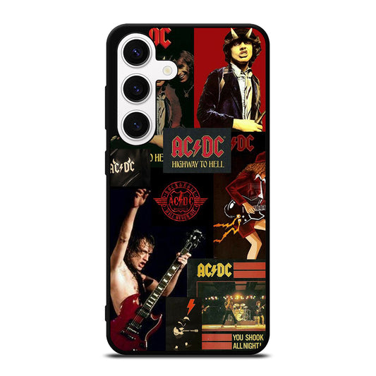 ACDC ROCK BAND COLLAGE Samsung Galaxy S24 Case Cover