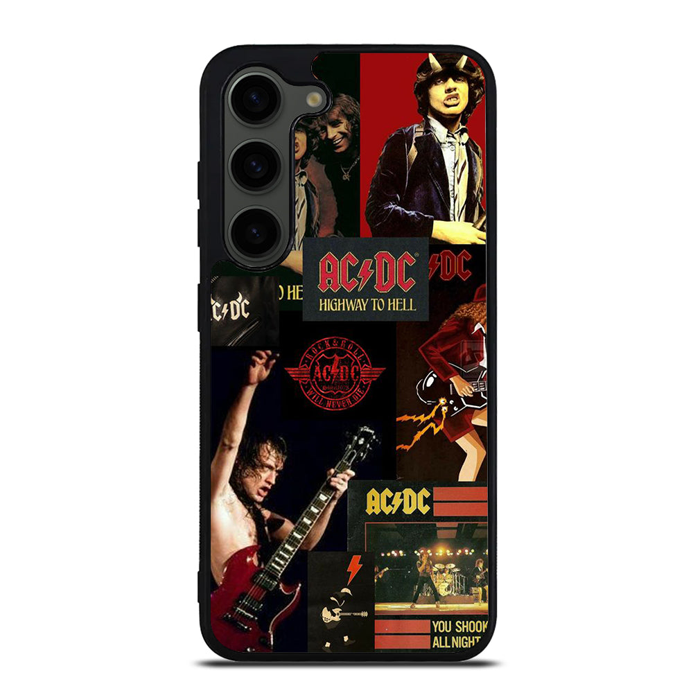 ACDC ROCK BAND COLLAGE Samsung Galaxy S23 Plus Case Cover