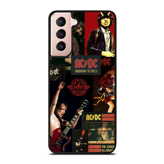 ACDC ROCK BAND COLLAGE Samsung Galaxy S21 Case Cover