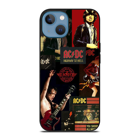 ACDC ROCK BAND COLLAGE iPhone 13 Case Cover