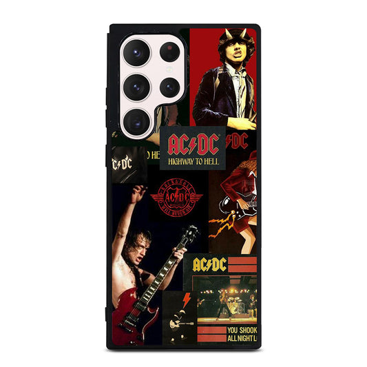 ACDC ROCK BAND COLLAGE Samsung Galaxy S23 Ultra Case Cover