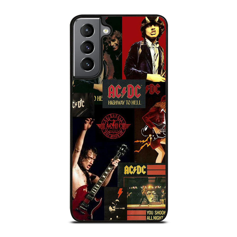 ACDC ROCK BAND COLLAGE Samsung Galaxy S21 Plus Case Cover