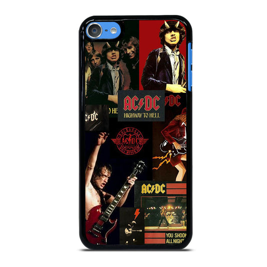 ACDC ROCK BAND COLLAGE iPod Touch 7 Case Cover