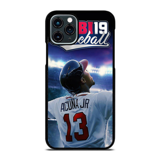 ACUNA JR ATLANTA BRAVES 13 BASEBALL iPhone 11 Pro Case Cover