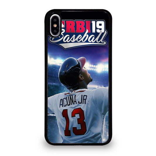 ACUNA JR ATLANTA BRAVES 13 BASEBALL iPhone XS Max Case Cover