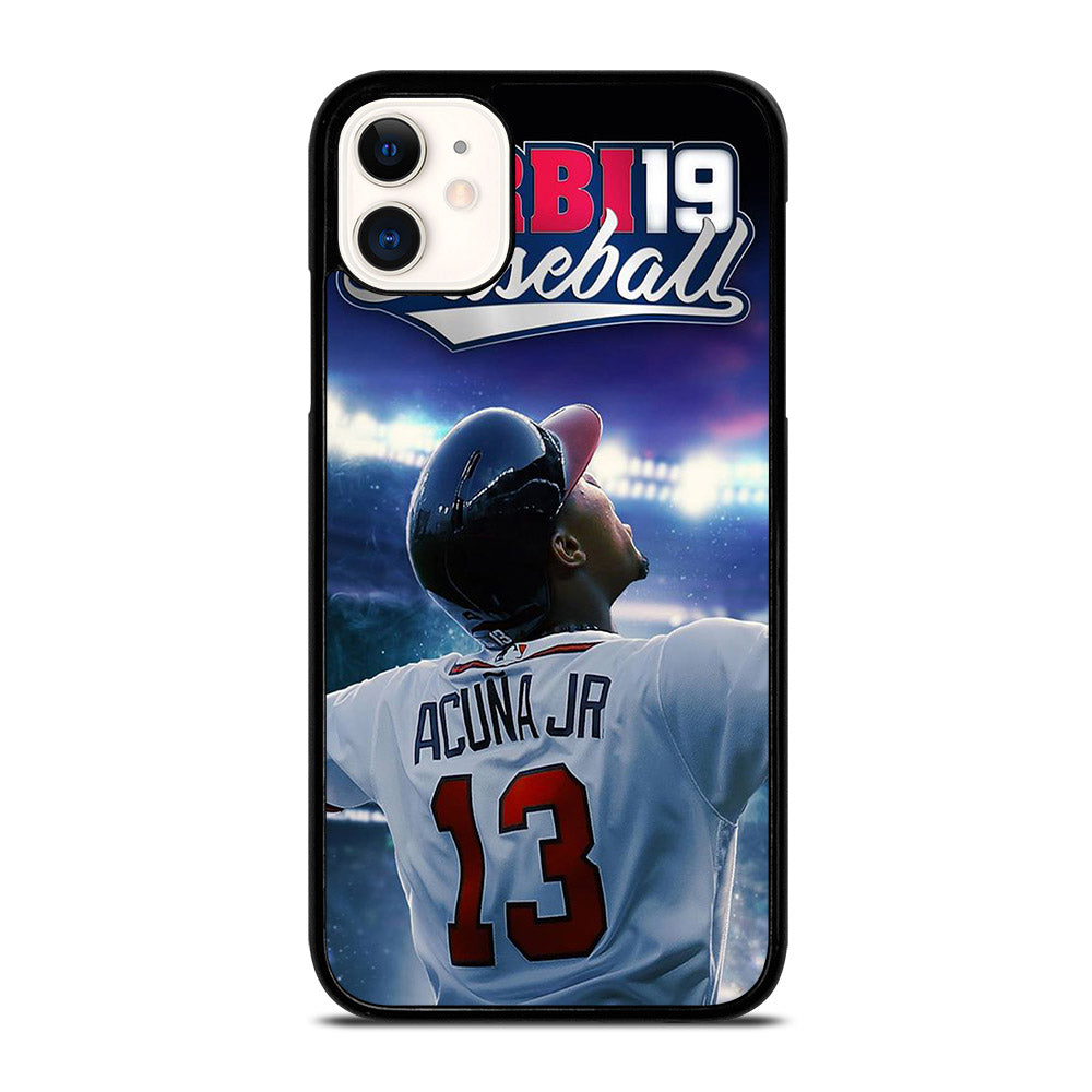 ACUNA JR ATLANTA BRAVES 13 BASEBALL iPhone 11 Case Cover