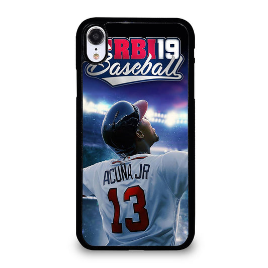 ACUNA JR ATLANTA BRAVES 13 BASEBALL iPhone XR Case Cover