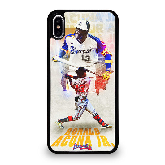 ACUNA JR ATLANTA BRAVES NBA iPhone XS Max Case Cover