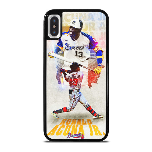 ACUNA JR ATLANTA BRAVES NBA iPhone X / XS Case Cover