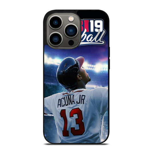 ACUNA JR ATLANTA BRAVES 13 BASEBALL iPhone 13 Pro Case Cover
