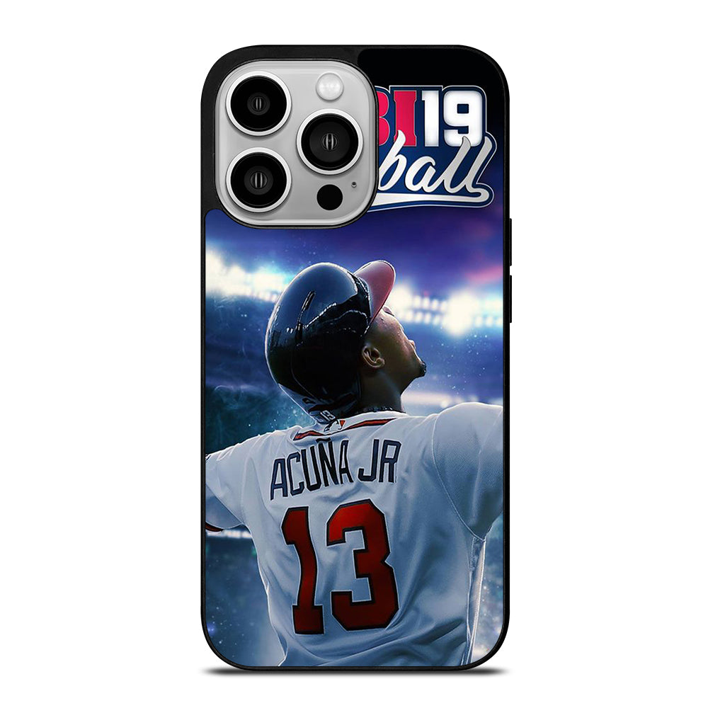 ACUNA JR ATLANTA BRAVES 13 BASEBALL iPhone 14 Pro Case Cover