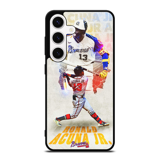 ACUNA JR ATLANTA BRAVES NBA Samsung Galaxy S24 Case Cover