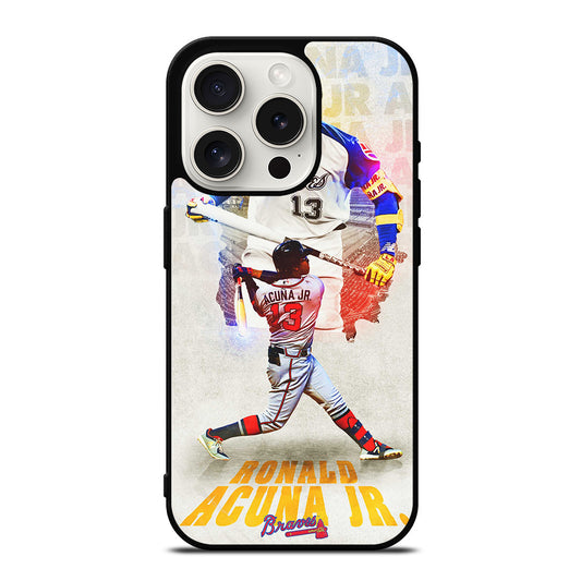 ACUNA JR ATLANTA BRAVES NBA iPhone 15 Pro Case Cover