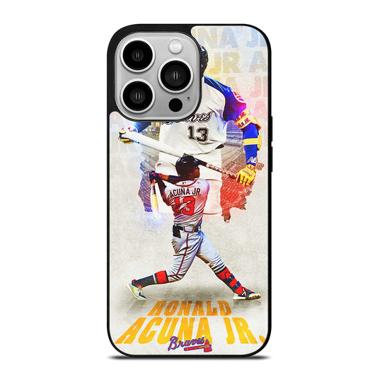 ACUNA JR ATLANTA BRAVES NBA iPhone 14 Pro Case Cover