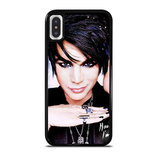 ADAM LAMBERT SINGER NEW iPhone X / XS Case Cover