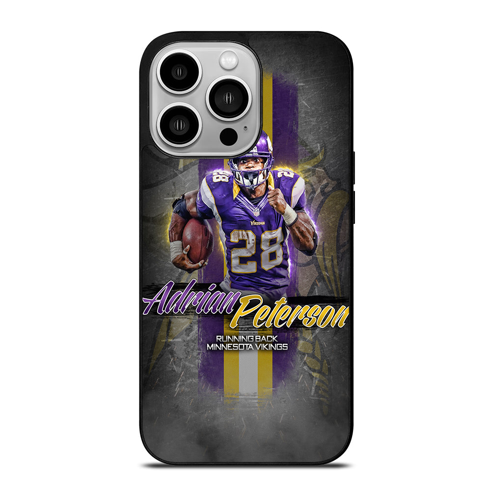 ADRIAN PETERSON 28 FOOTBALL iPhone 14 Pro Case Cover