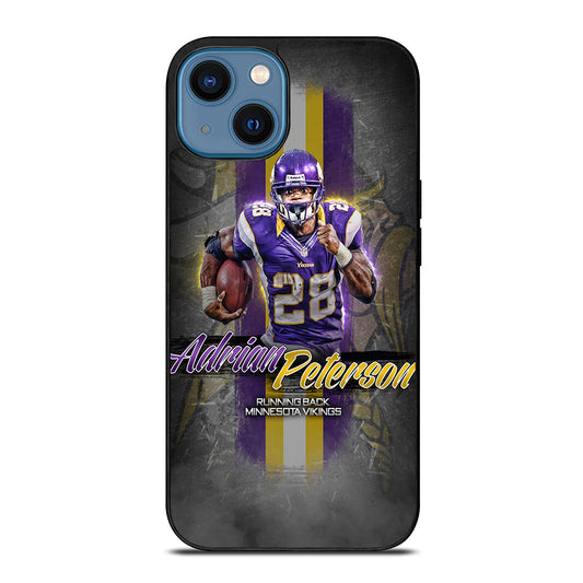 ADRIAN PETERSON 28 FOOTBALL iPhone 14 Case Cover