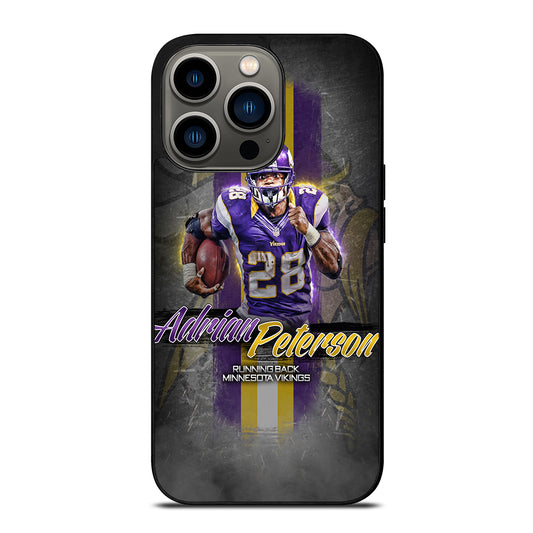 ADRIAN PETERSON 28 FOOTBALL iPhone 13 Pro Case Cover