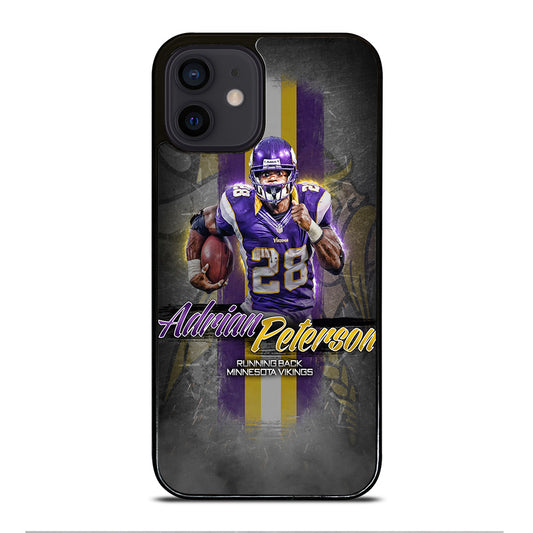 ADRIAN PETERSON 28 FOOTBALL iPhone 12 Mini Case Cover