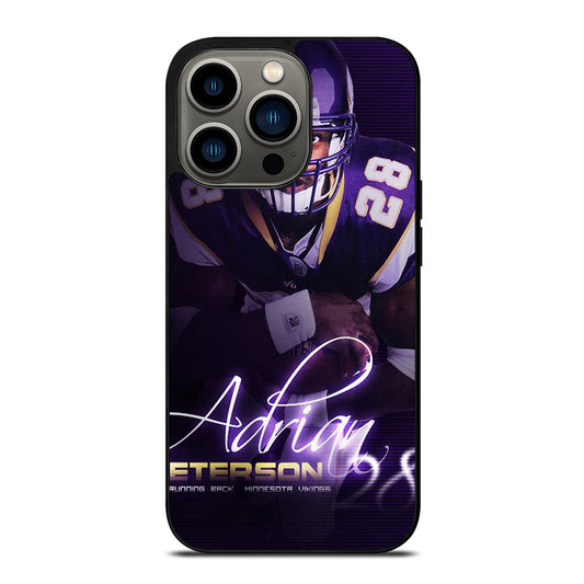 ADRIAN PETERSON FOOTBALL PLAYER iPhone 13 Pro Case Cover