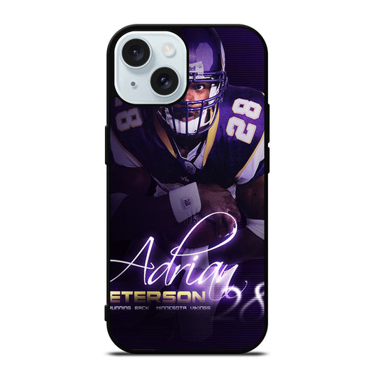 ADRIAN PETERSON FOOTBALL PLAYER iPhone 15 Case Cover