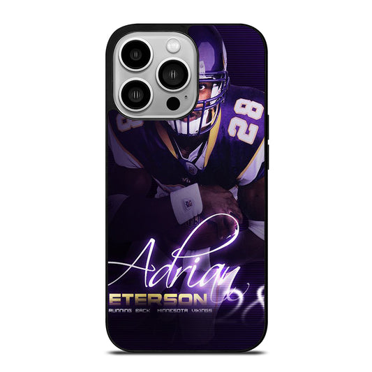 ADRIAN PETERSON FOOTBALL PLAYER iPhone 14 Pro Case Cover