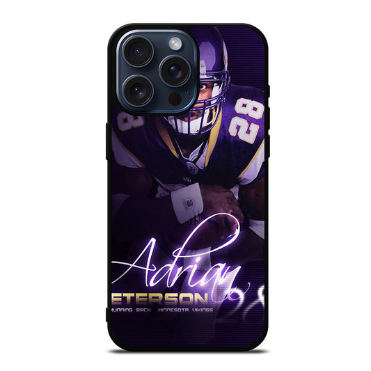 ADRIAN PETERSON FOOTBALL PLAYER iPhone 15 Pro Max Case Cover
