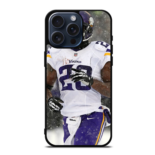 ADRIAN PETERSON VIKINGS MINNESOTA iPhone 15 Pro Max Case Cover