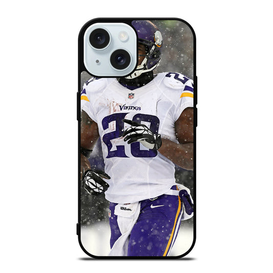 ADRIAN PETERSON VIKINGS MINNESOTA iPhone 15 Case Cover