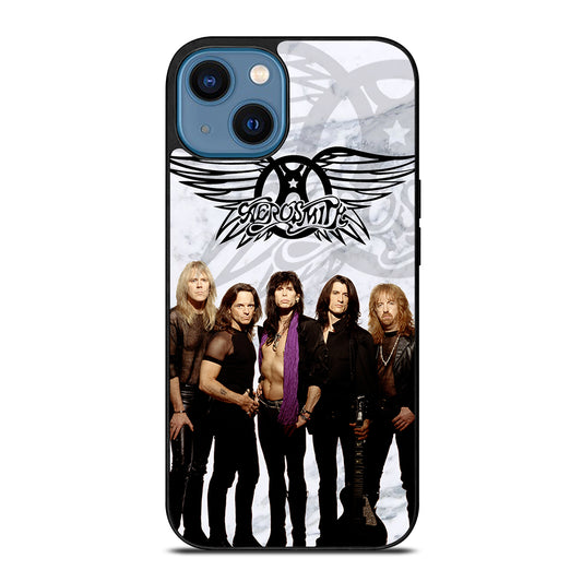 AEROSMITH ROCK BAND MARBLE iPhone 14 Case Cover