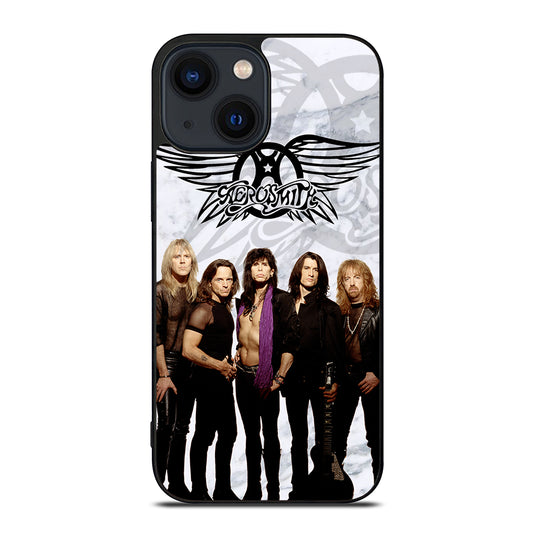 AEROSMITH ROCK BAND MARBLE iPhone 14 Plus Case Cover