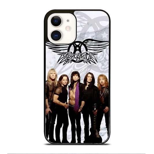 AEROSMITH ROCK BAND MARBLE iPhone 12 Case Cover