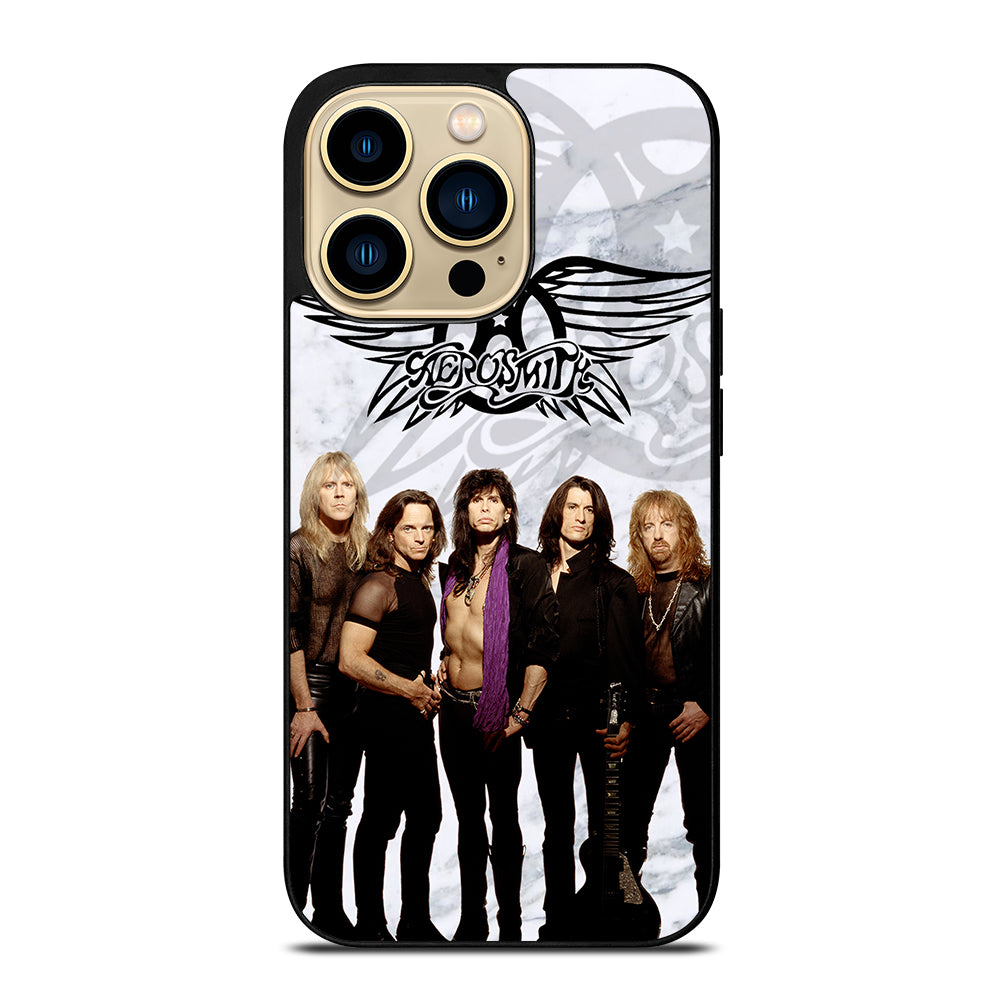 AEROSMITH ROCK BAND MARBLE iPhone 14 Pro Max Case Cover