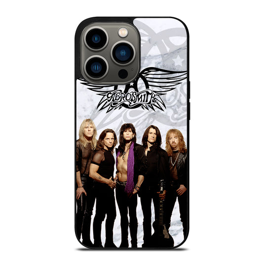 AEROSMITH ROCK BAND MARBLE iPhone 13 Pro Case Cover
