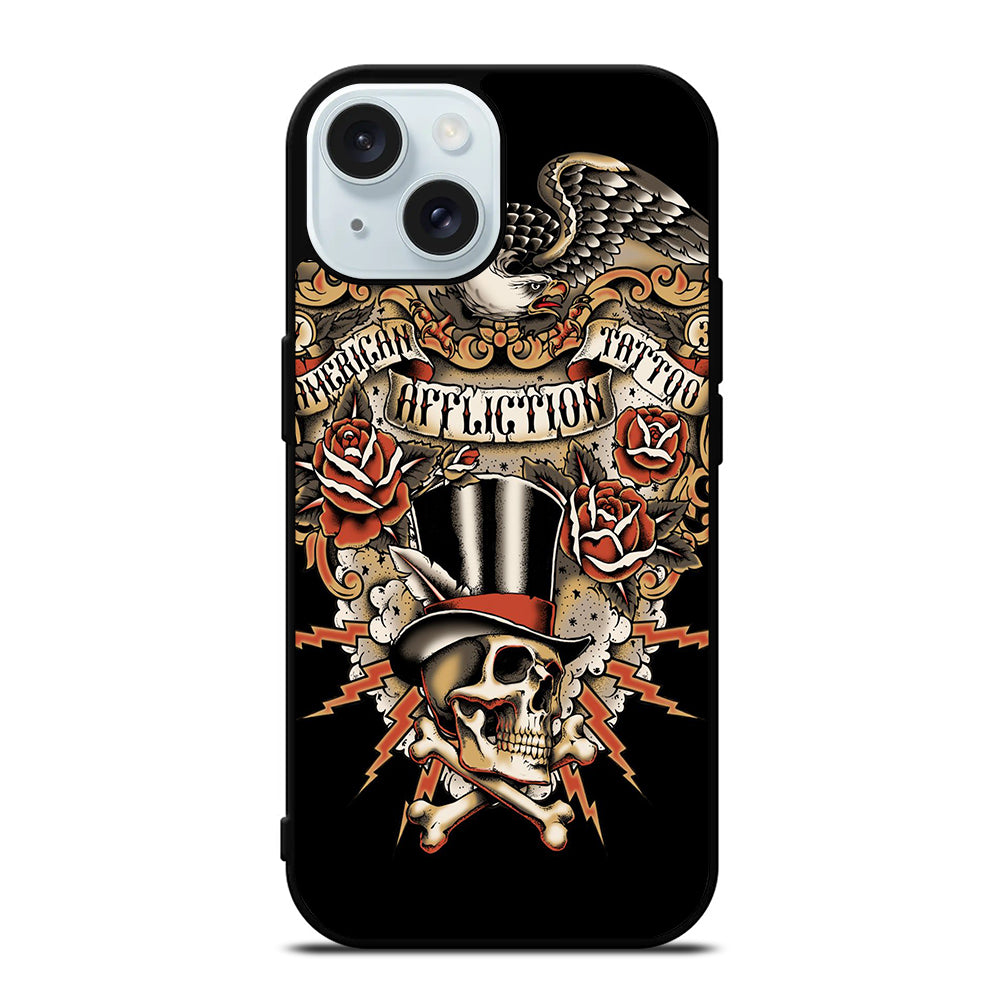 AFFLICTION LOGO 2 iPhone 15 Case Cover