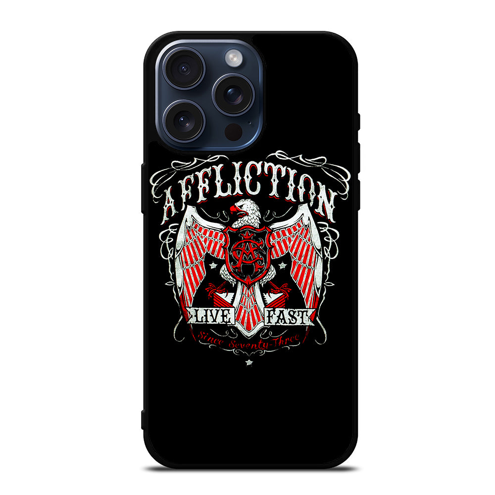 AFFLICTION LOGO 3 iPhone 15 Pro Max Case Cover