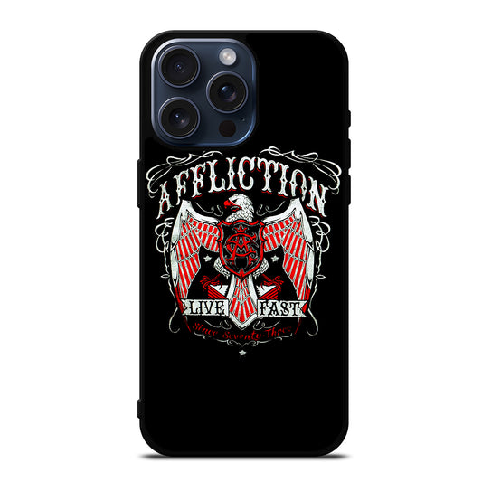 AFFLICTION LOGO 3 iPhone 15 Pro Max Case Cover