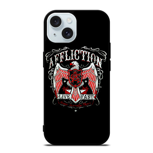 AFFLICTION LOGO 3 iPhone 15 Case Cover