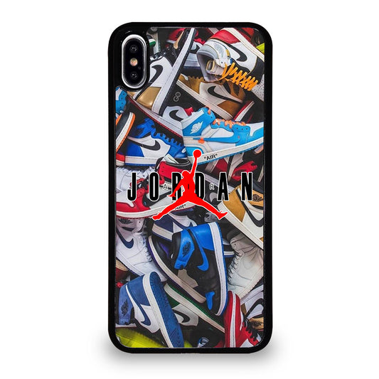 AIR JORDAN SHOES PATTERN LOGO iPhone XS Max Case Cover