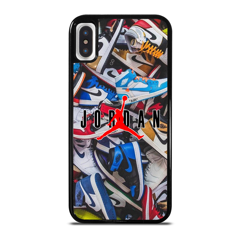 AIR JORDAN SHOES PATTERN LOGO iPhone X / XS Case Cover