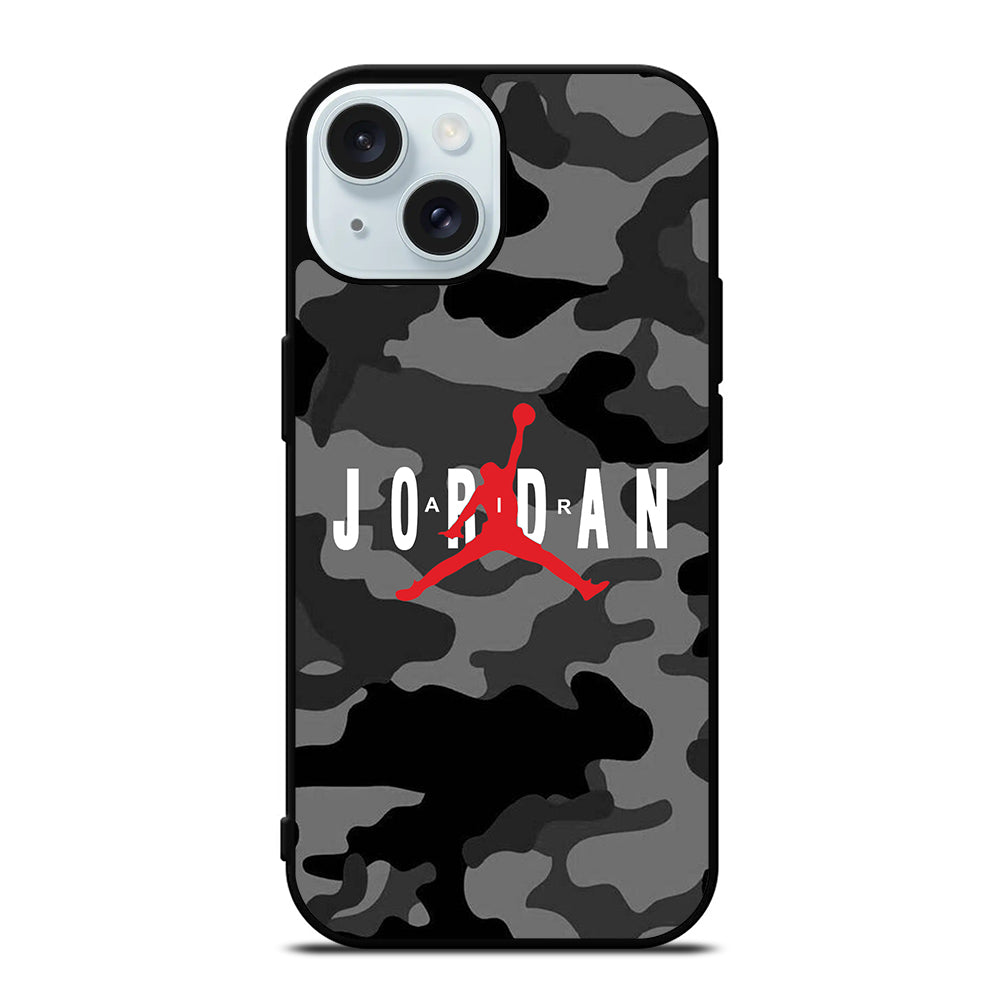 AIR JORDAN CAMO 1 iPhone 15 Case Cover