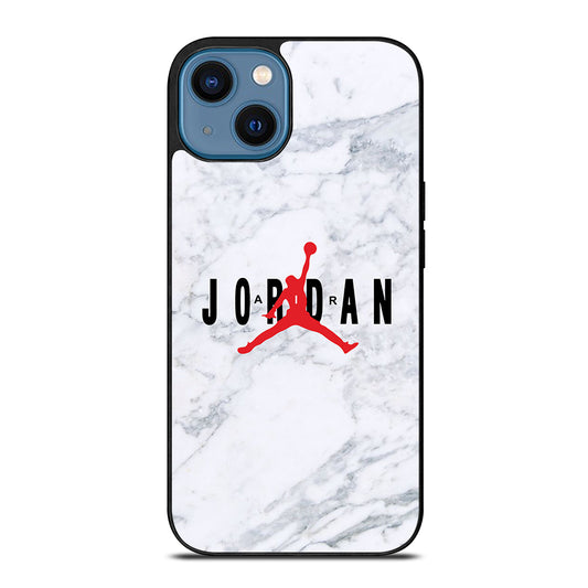 AIR JORDAN MARBLE LOGO iPhone 14 Case Cover